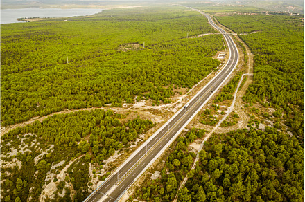 Road view from above, a Transportation Photo by Nature and travel