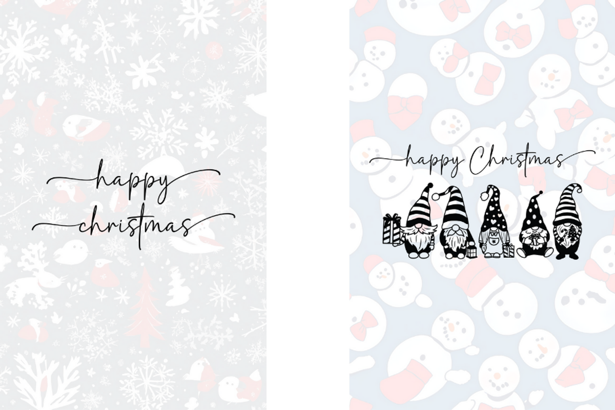 Christmas Card Design Bundle 2, a Card Template by Jay Major Designs (Photo 10 of 10)