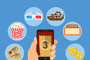 Cinema and Movie Themes, a Food Illustration by TAlex (Thumbnail 5 of 7)