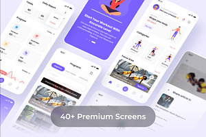 WORKA - Work Out App UI Kits