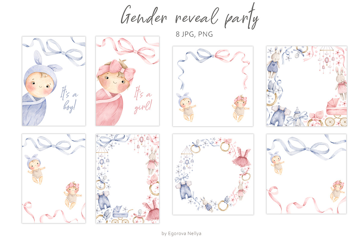 Boy or girl, a Person Illustration by NellyaEgorova (Photo 6 of 12)