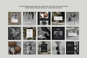 1000 Aesthetic Instagram Templates, a Social Media Template by Instprofi | Studio Estimo (Thumbnail 19 of 42)