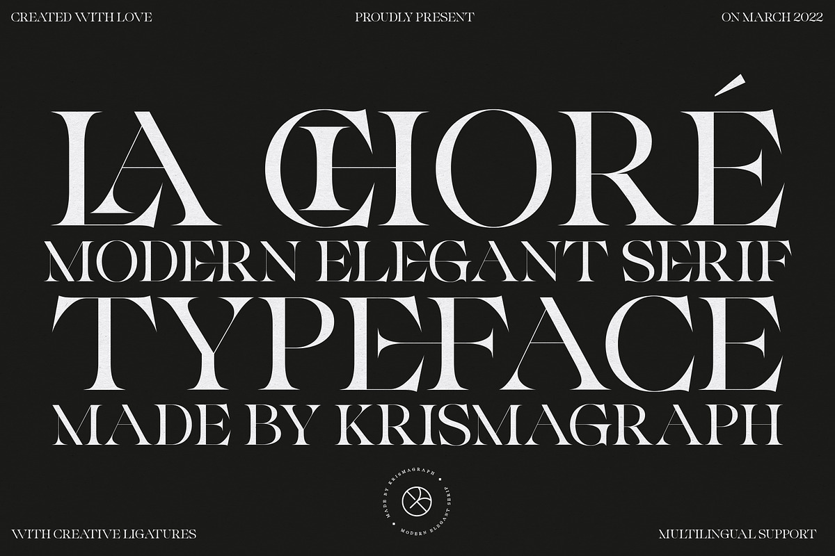 La Chore | Modern Elegant Serif, a Serif Font by Krismagraph (Photo 11 of 12)
