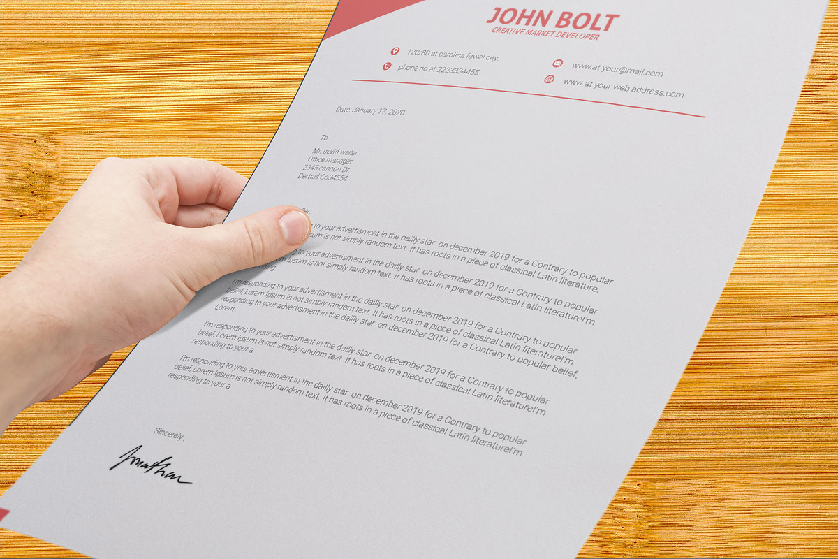 Clean Resume/CV, a Resume Template by designvillage (Photo 6 of 13)