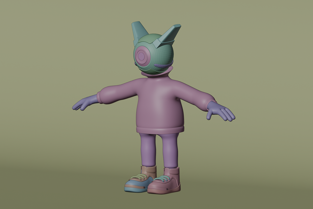 Cyber Tech 3D Character Pack, a Characters & Person 3D Model by Dudukbersama (Photo 5 of 9)