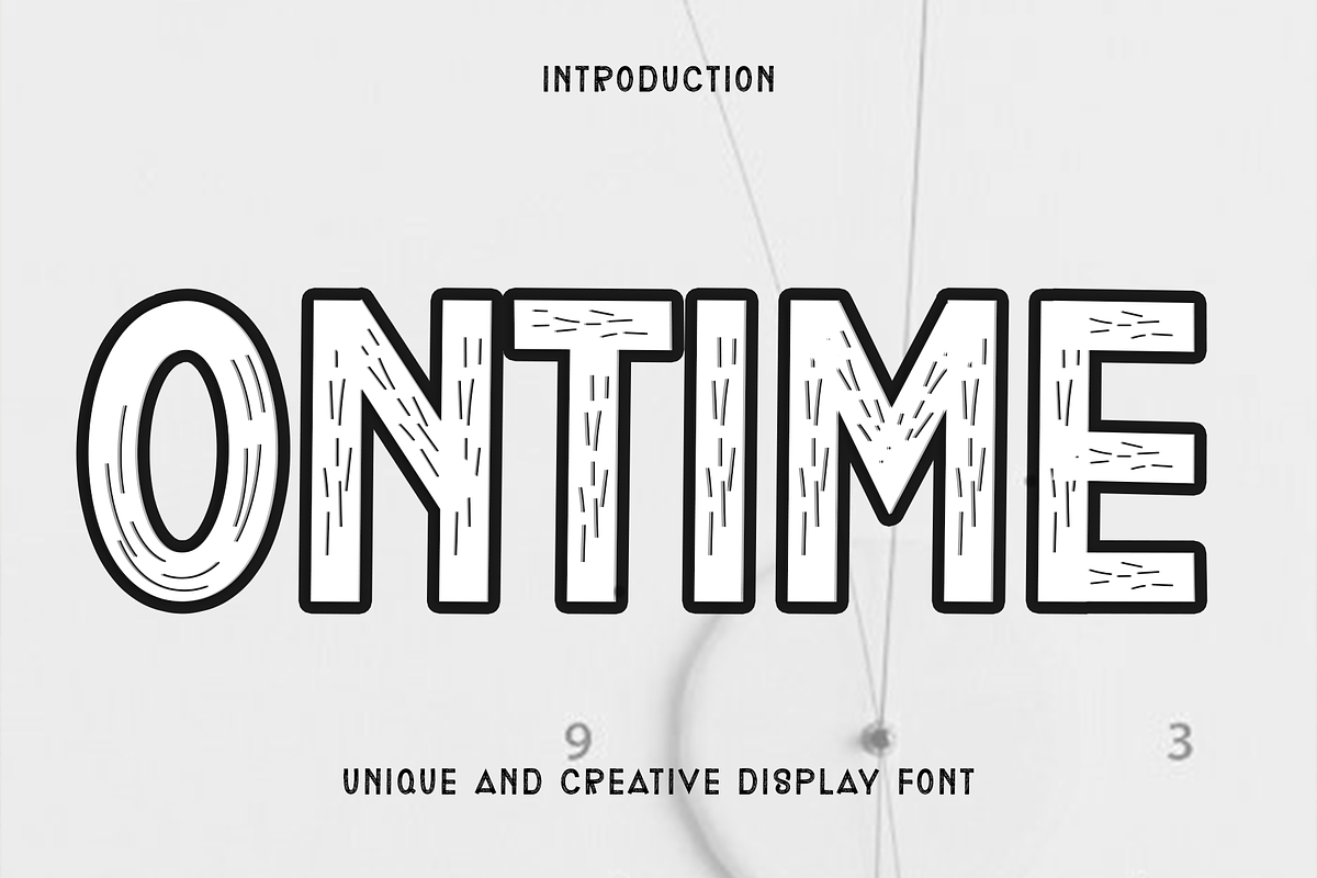 Ontime, a Script Font by InermediaSTUDIO (Photo 1 of 8)