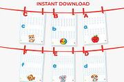 Alphabet Tracing Workbook A to Z, an Education Illustration by Mohammad Sarfaraz (Thumbnail 7 of 13)