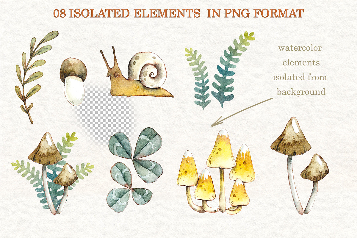 Watercolor Sleeping Animals, an Animal Illustration by Budogoshch (Photo 3 of 6)