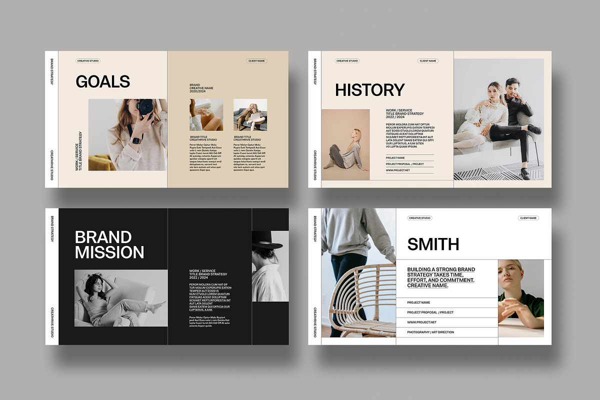 Brand Strategy Framework, a Marketing Template by creathrivestudio