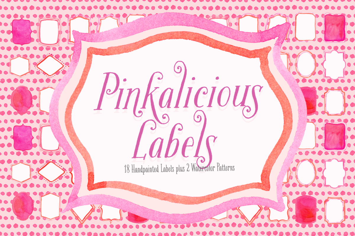 Pinkalicious Labels, an Illustration by KLUGE+CO (Photo 1 of 9)
