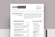 Clean Resume Cv Template Word Pages, a Resume Template by Tbunny (Thumbnail 5 of 7)