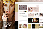 StyleBox Blog Graphics/Website Kit 1, a Templates & Theme by Creators Couture (Thumbnail 1 of 4)