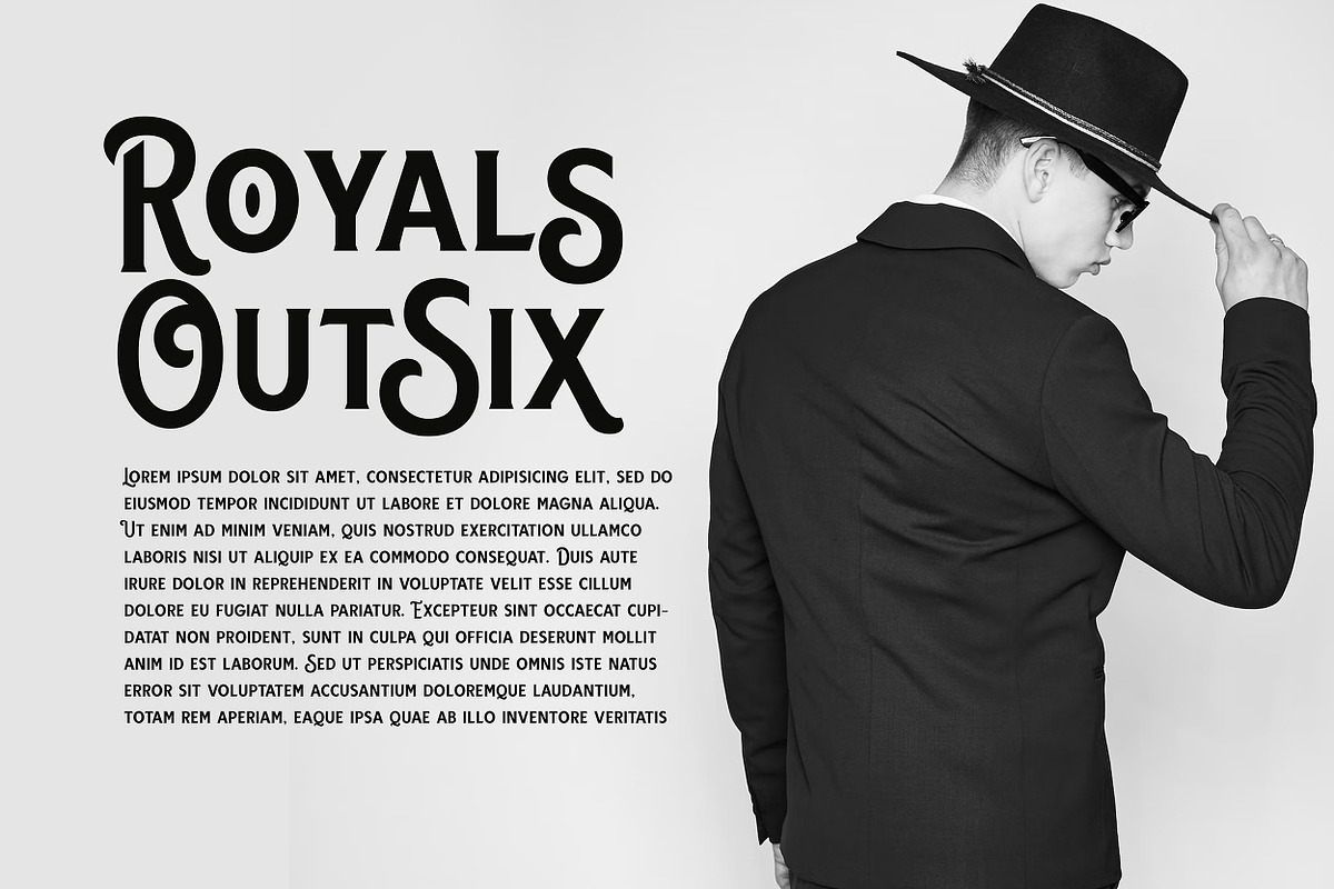 Black Gumners Vintage Typeface, a Font by Yukita Creative (Photo 4 of 10)