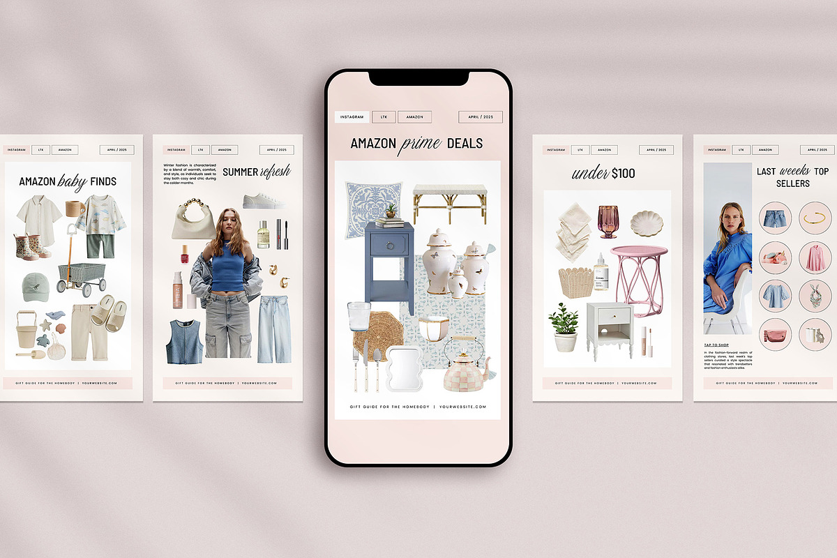 20 Canva LTK Instagram Template | Amare Creative