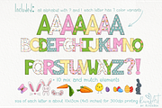 Easter Doodle Alphabet Bundle, an Illustration by RivusArt (Thumbnail 3 of 3)