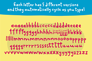 Snacky Plop font, a Handwritten Font by pizzadudedotdk (Thumbnail 3 of 3)