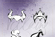 Fairy Tale Villains Doodles Clipart, an Object Graphic by KaramfilaS (Thumbnail 10 of 13)
