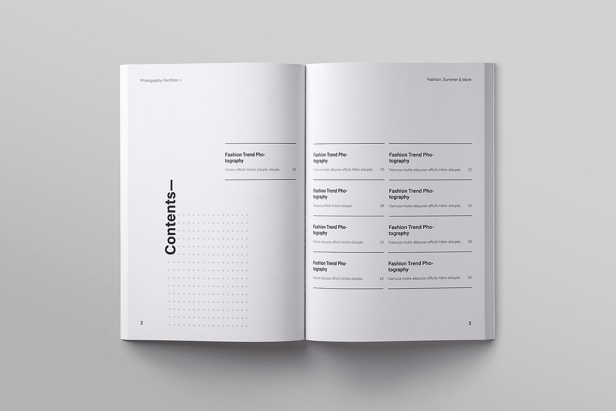 Photography Portfolio Template, a Brochure Template by ElvinPrint (Photo 2 of 14)