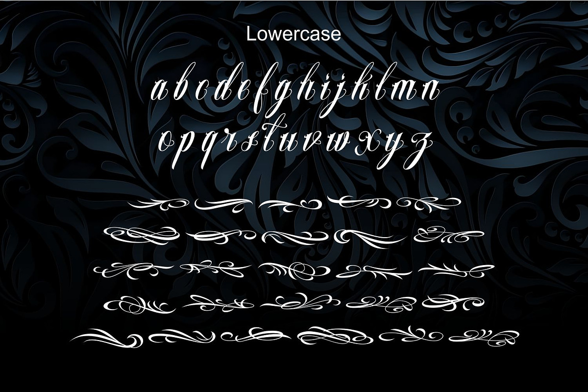 Faithless Edgy Tattoo Font, a Script Font by WhymoreArt (Photo 11 of 12)