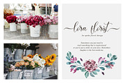 Clara Script, a Script Font by Nissa Studio (Thumbnail 3 of 12)