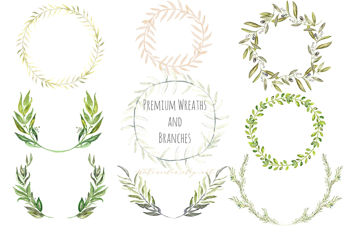 Premium Wreaths and branches, an Illustration by LABFcreations (Photo 1 of 4)
