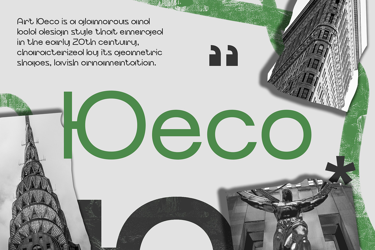 CS Deimos – Art Deco Font, a Sans Serif Font by Craft Supply Co. (Photo 5 of 8)
