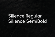 Silience | Sans Serif Font, a Sans Serif Font by Obscure Shop (Thumbnail 3 of 7)