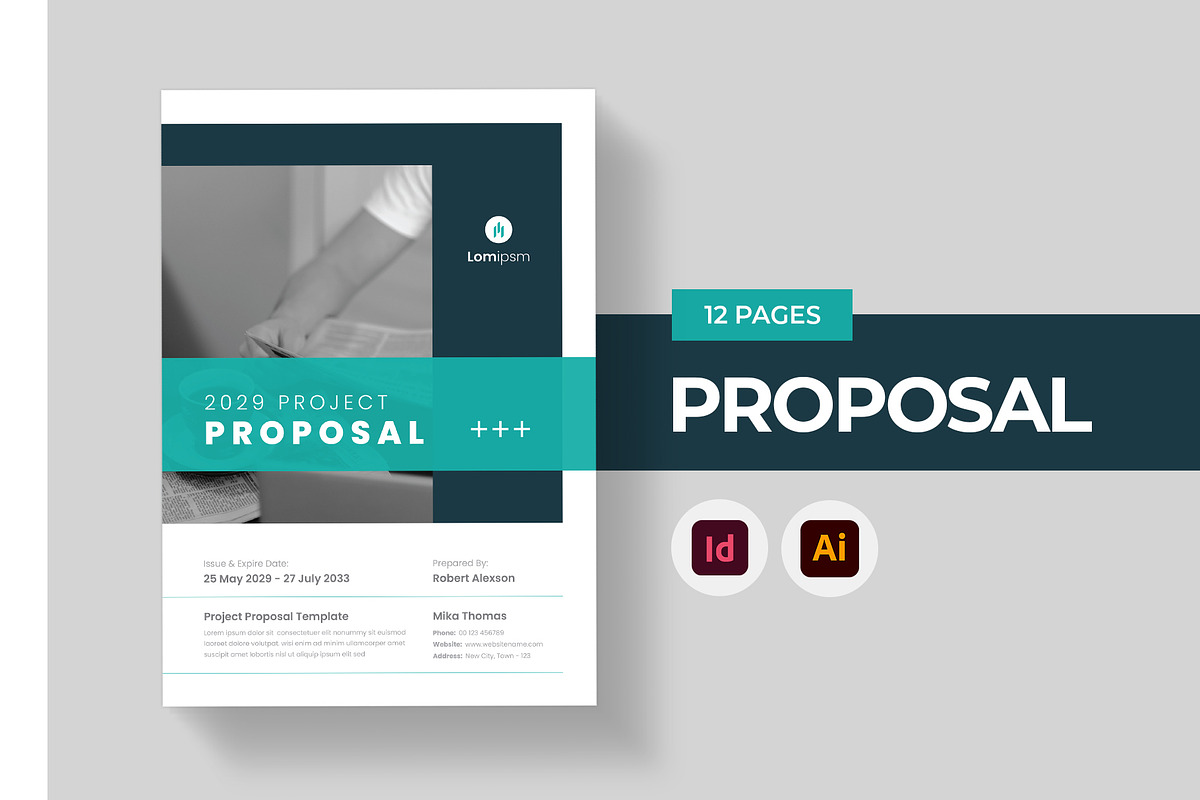 Proposal - INDD, a Brochure Template by Pixelpick (Photo 1 of 7)
