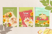 Summer Picnic Graphic Illustrations, a Seasonal Illustration by CreativeChristiana (Thumbnail 6 of 14)