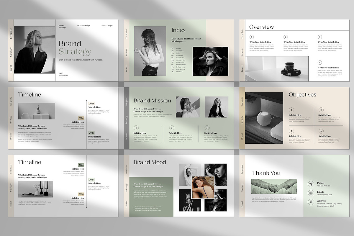Brand Strategy Presentation Template, a Presentation Template by Design Vault (Photo 6 of 6)