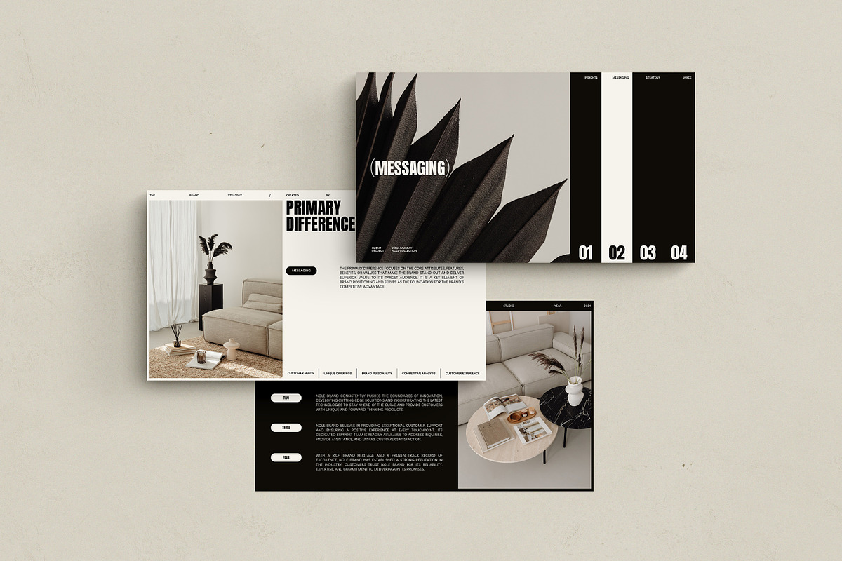 NOLE / Brand Strategy, a Presentation Template by Wildnun Studio (Photo 8 of 16)