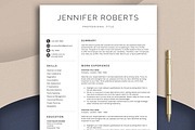 Resume Template CV, a Resume Template by Klamp Studio (Thumbnail 1 of 9)