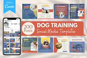200 Dog Training Canva Templates, a Social Media Template by Viral Content Design (Thumbnail 1 of 7)