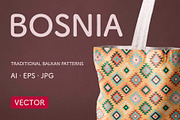 BOSNIA - 10 seamless ethnic patterns, a Pattern Graphic by Minkina (Thumbnail 1 of 4)