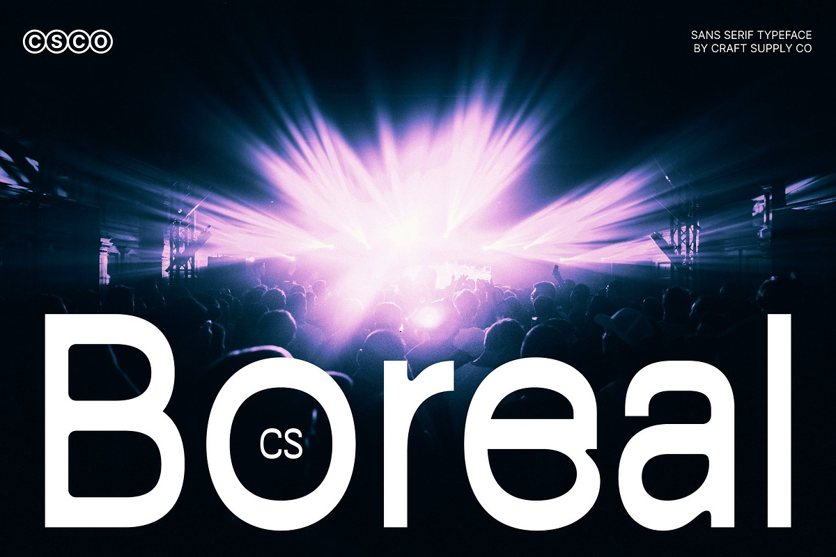 CS Boreal – Modern Sans Serif, a Sans Serif Font by Craft Supply Co. (Photo 1 of 8)