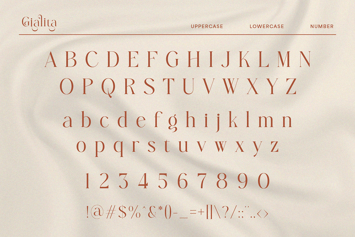 Gialita – Stylish Modern Serif Font, a Serif Font by BrandSemut (Photo 9 of 10)