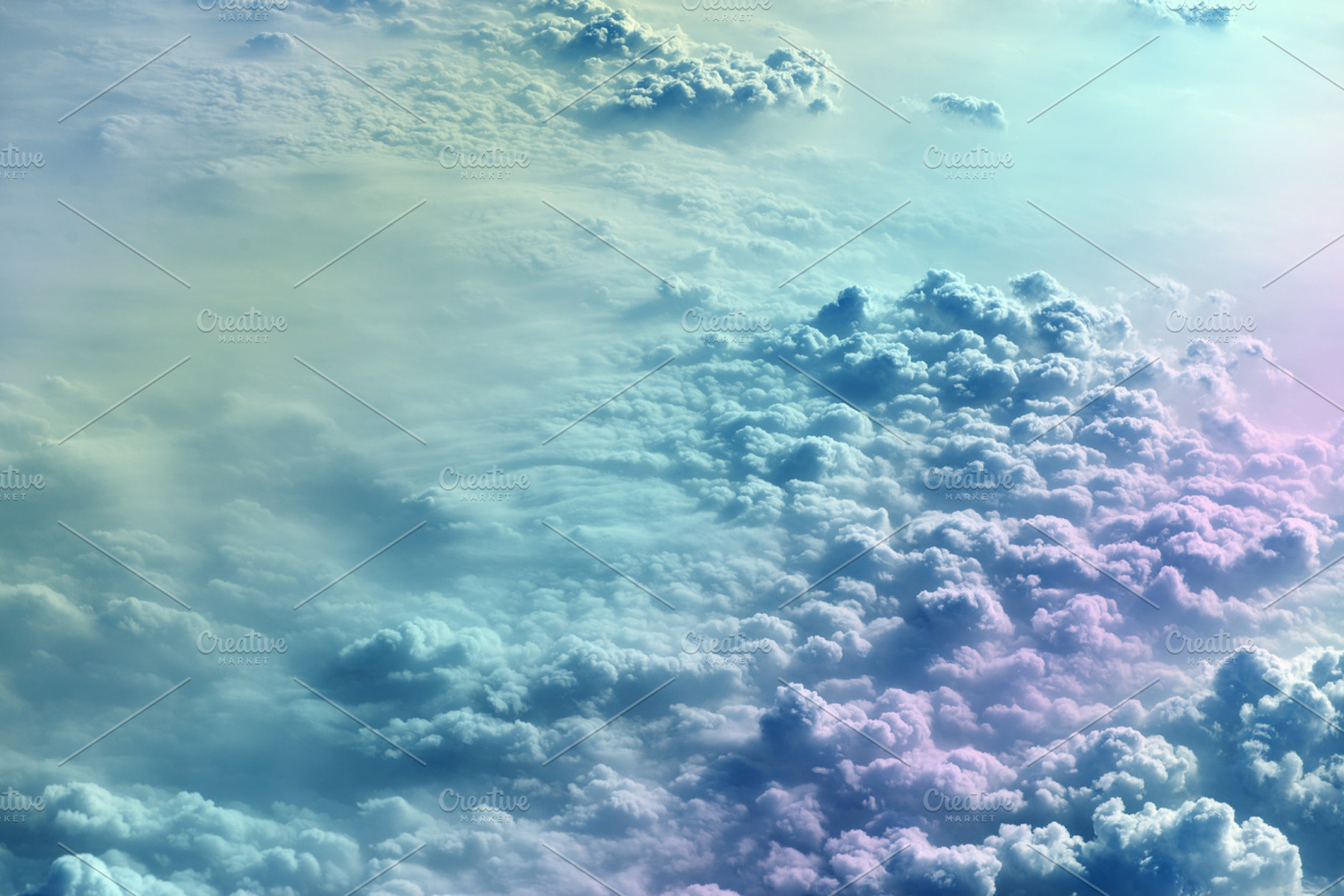 Cloud from Airplain, sky, an Abstract Photo by Corner Croft Mockups