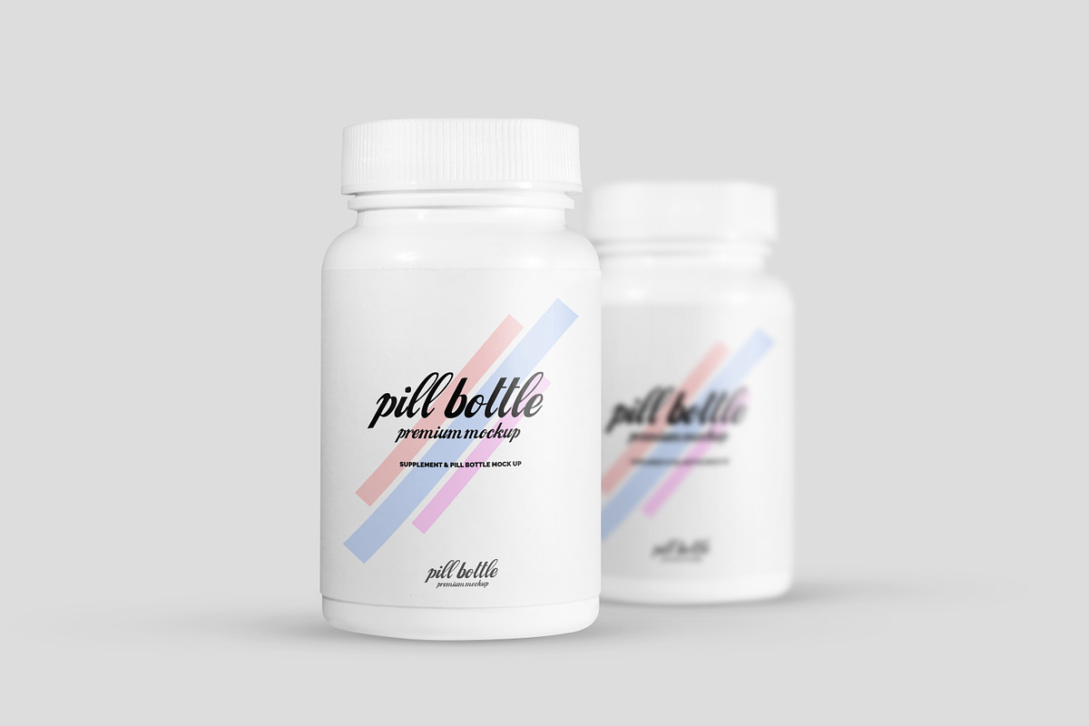 Pill Bottle Mockup, a Cups & Container Mockup by Toasin Studio (Photo 5 of 6)