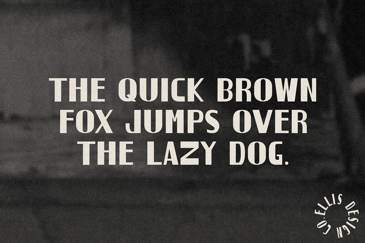 Heritage Retro Typeface, a Handwritten Font by EllisDesignCo. (Photo 3 of 3)