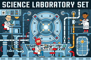 Science Laboratory Set