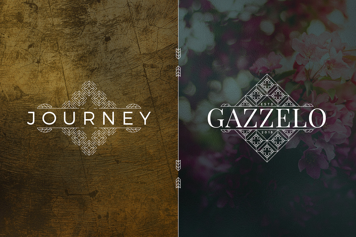 [Spring Vibes] 40 Mosaic Logos -50%, a Branding & Logo Template by VP Fonts (Photo 21 of 27)
