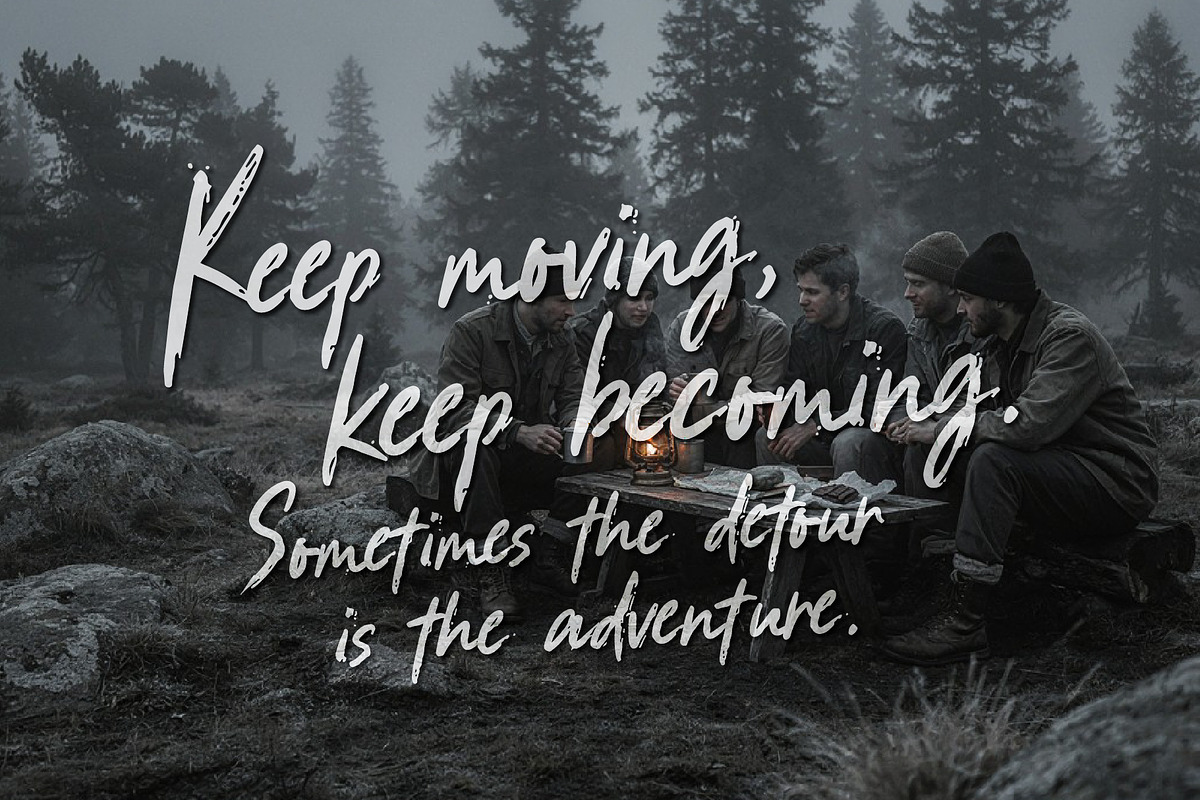 Strange Weather - Adventure font, a Handwritten Font by HypeWorksCo (Photo 5 of 15)