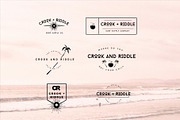 Vintage Surf Logo Badges Set, a Templates & Theme by Aloha Philly (Thumbnail 2 of 3)