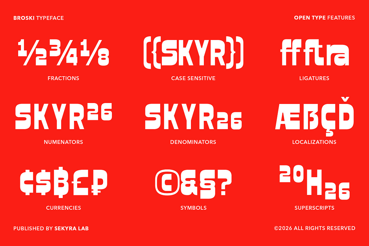 Broski - Contras Display Sans Font, a Sans Serif Font by Sekyra Lab (Photo 7 of 15)