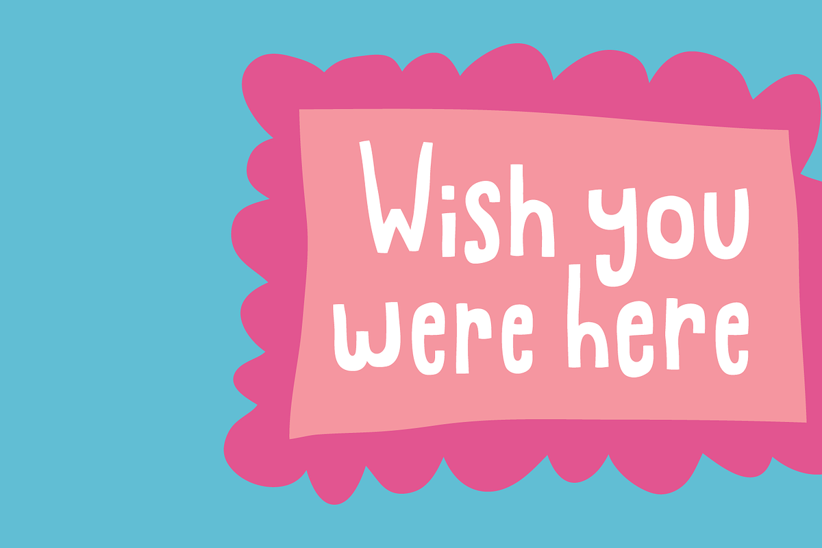 Practical Vein - super duper cute!, a Handwritten Font by pizzadudedotdk (Photo 3 of 8)