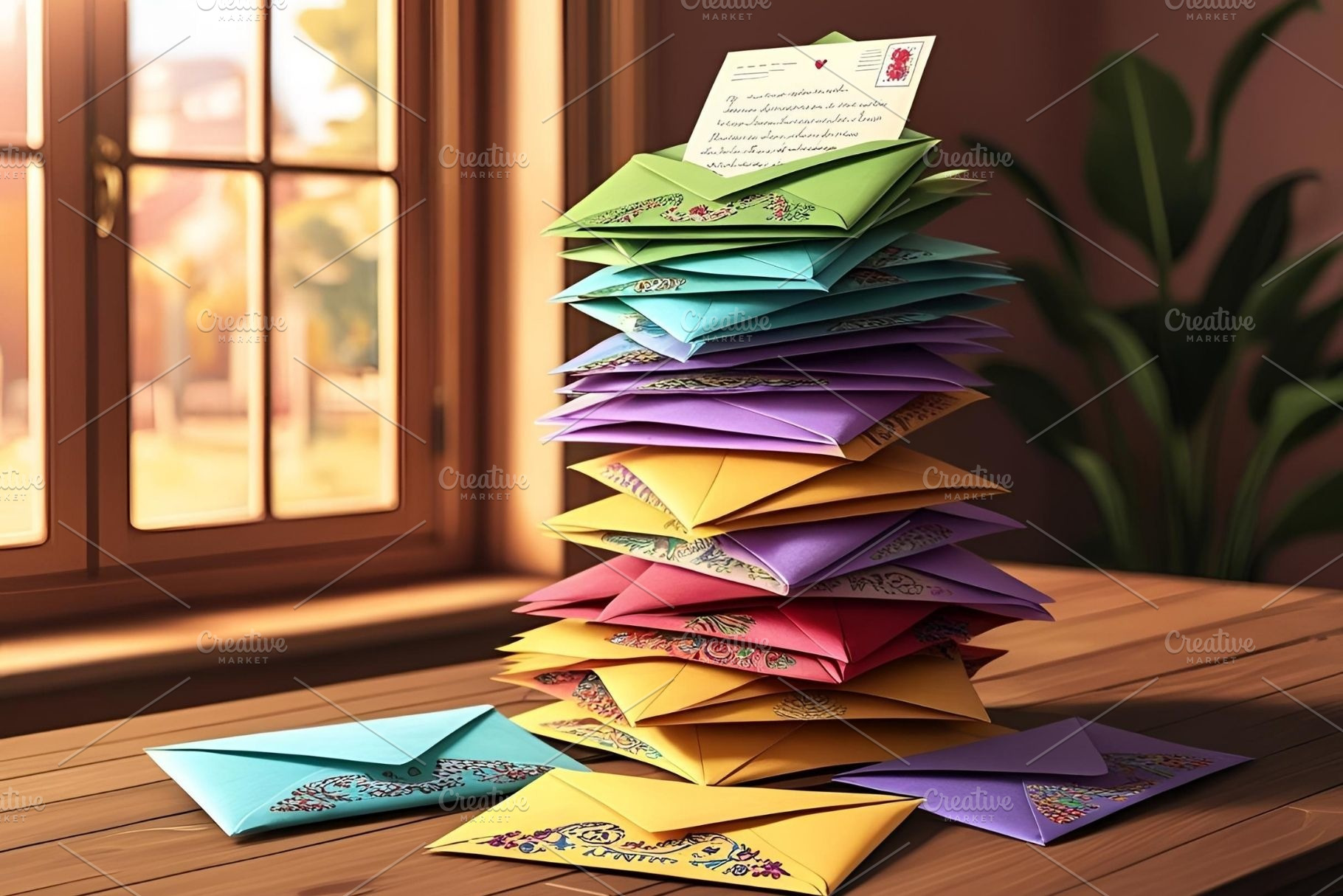 Love letters stock image, an Arts & Entertainment Photo by ComfortQ