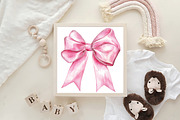 Coquette Glitter Christmas Clipart, an Illustration by CraftArtStudio (Thumbnail 6 of 6)