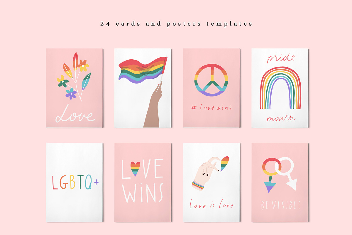 Gay Pride illustrations set Vol. 2, a Person Illustration by Cute Atelier (Photo 12 of 13)