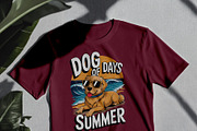 Summer Dog Digital Shirt Design, a Graphic by Vector Portal (Thumbnail 5 of 5)