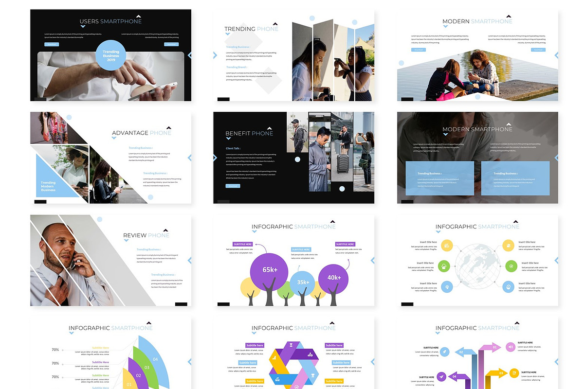 Calling - Powerpoint Template, a Presentation Template by AQR Studio